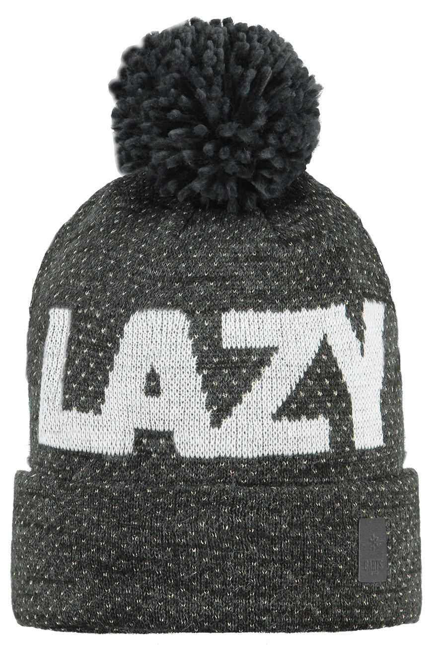 Barts Damen Mütze Woman Lazy Beanie One Size Happy,Lazy - Black, Dark Heather