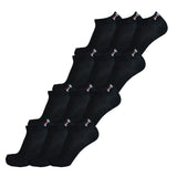 Fila 3 pairs of socks Quarter sneaker socks Trainer unisex 2.5 - 11 UK - different Colors