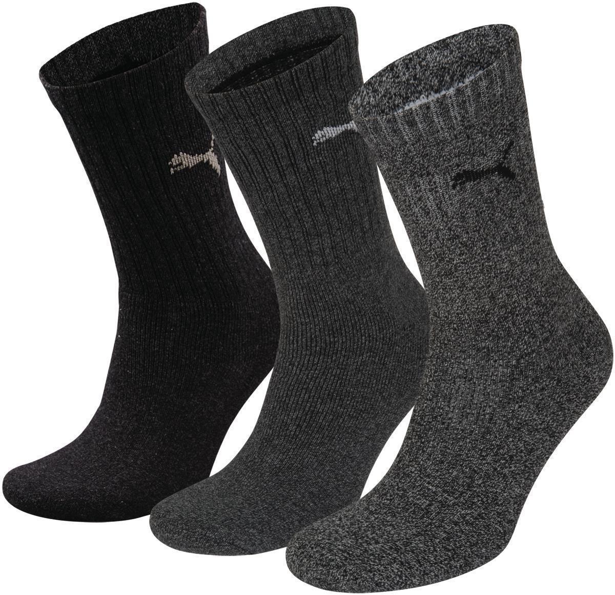 Puma Unisex Socken, Sportsocken 18 PAAR, Frotteesohle - verschiedene Farben