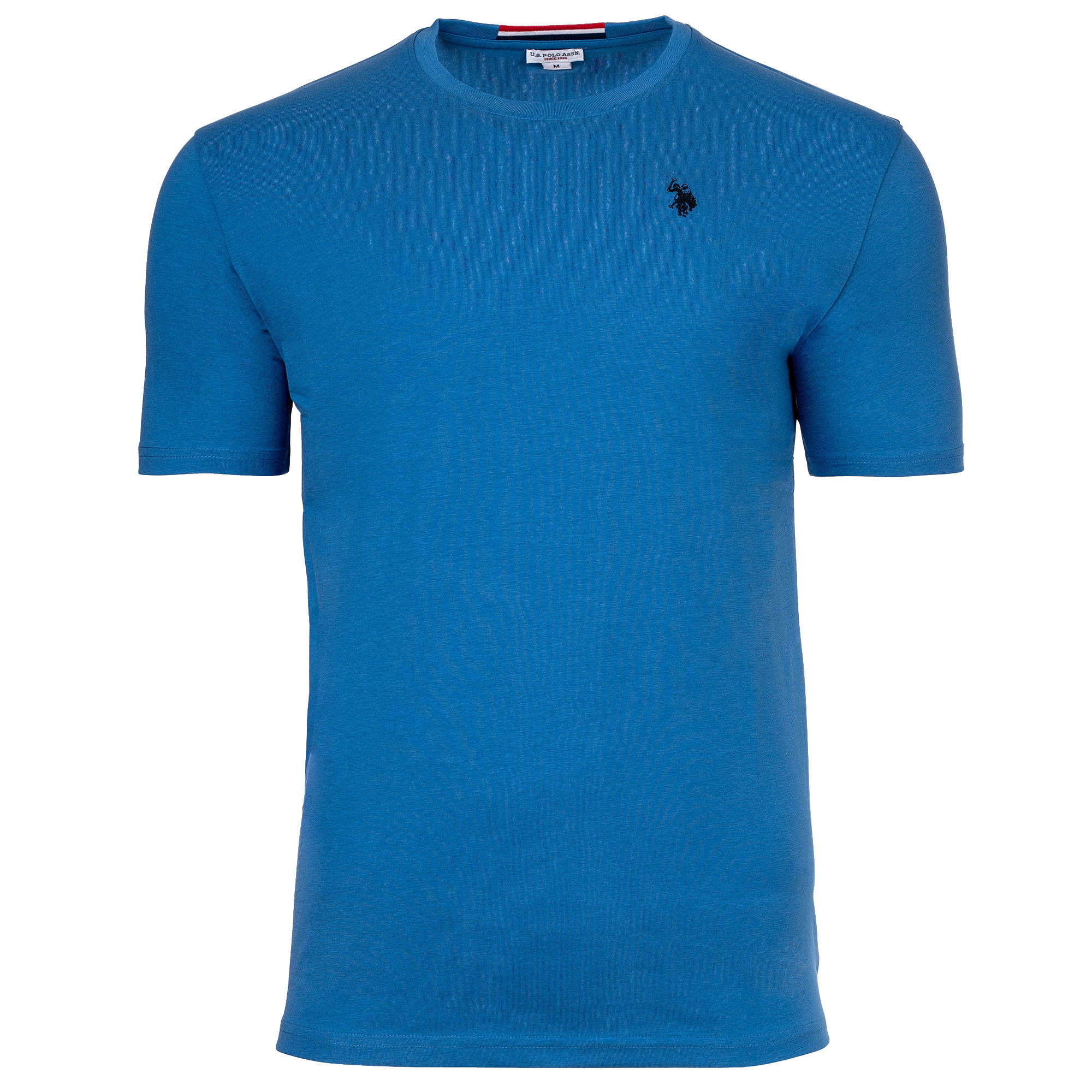 U.S. POLO ASSN. Herren T-Shirt - Rundhals, Logo-Stickerei, Baumwolle
