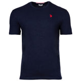 U.S. POLO ASSN. Herren T-Shirt - Rundhals, Logo-Stickerei, Baumwolle