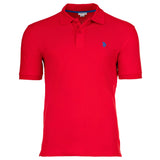 U.S. POLO ASSN. Herren Poloshirt - Piquet, Logo-Stickerei, Cotton Stretch