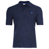 U.S. POLO ASSN. Herren Poloshirt - Piquet, Logo-Stickerei, Cotton Stretch