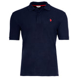U.S. POLO ASSN. Herren Poloshirt - Piquet, Logo-Stickerei, Cotton Stretch