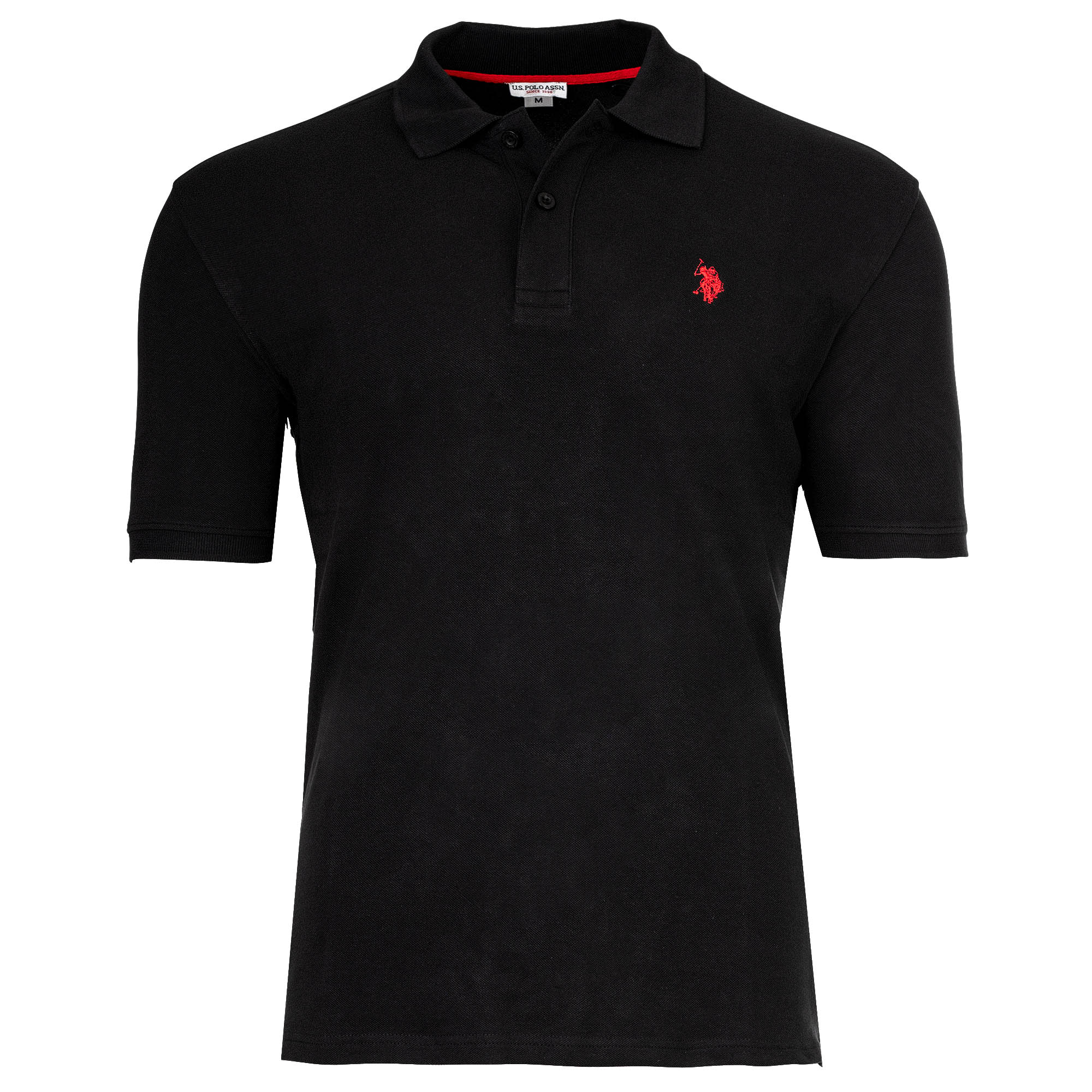 U.S. POLO ASSN. Herren Poloshirt - Piquet, Logo-Stickerei, Cotton Stretch