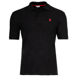 U.S. POLO ASSN. Herren Poloshirt - Piquet, Logo-Stickerei, Cotton Stretch