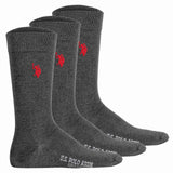 U.S. POLO ASSN. Men's socks, 3-pack - business socks, cotton mix