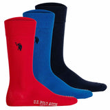 U.S. POLO ASSN. Men's socks, 3-pack - business socks, cotton mix