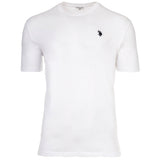 U.S. POLO ASSN. Herren T-Shirt - Carded Jersey, Rundhals, Logo-Stickerei, Baumwolle