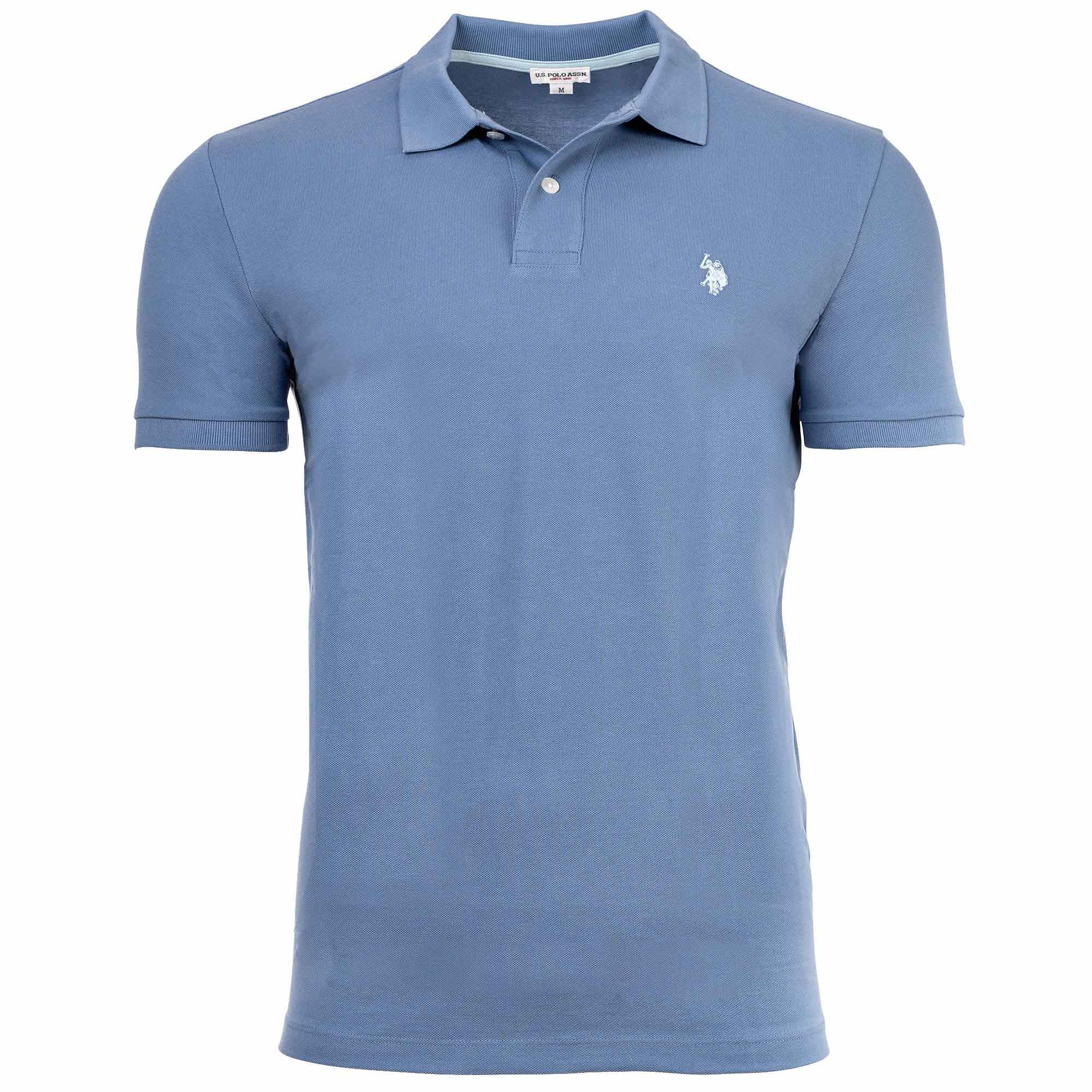 U.S. POLO ASSN. Herren Poloshirt - Carded Piquet, Logo-Stickerei, Baumwolle