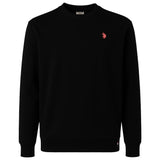 U.S. POLO ASSN. Herren Sweatshirt - Fleece Brushed, Rundhals, Logo, Baumwoll-Mix