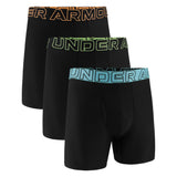 UNDER ARMOUR men's boxer shorts, 3-pack - Performance Tech Boxer Briefs Solid 6 in, stretch, solid color
