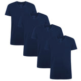 Bamboo basics Herren T-Shirt VELO, 4er Pack - Unterhemd, V-Neck, Single Jersey