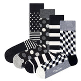 Happy Socks 4er Pack Unisex Socken - Geschenkbox, Classics, gemischte Farben