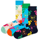 Happy Socks 3er Pack Unisex Socken - Geschenkbox, gemischte Farben