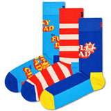 Happy Socks Herren Socken, 3er Pack - Father's Day, Geschenkbox, gemischte Farben