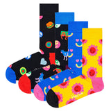 Happy Socks 4er Pack Unisex Socken - Geschenkbox, Classics, gemischte Farben