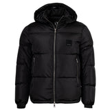 A|X ARMANI EXCHANGE Herren Daunenjacke - Steppjacke mit Kapuze, Reißverschluss, Echte Daunen, Warm Gefüttert