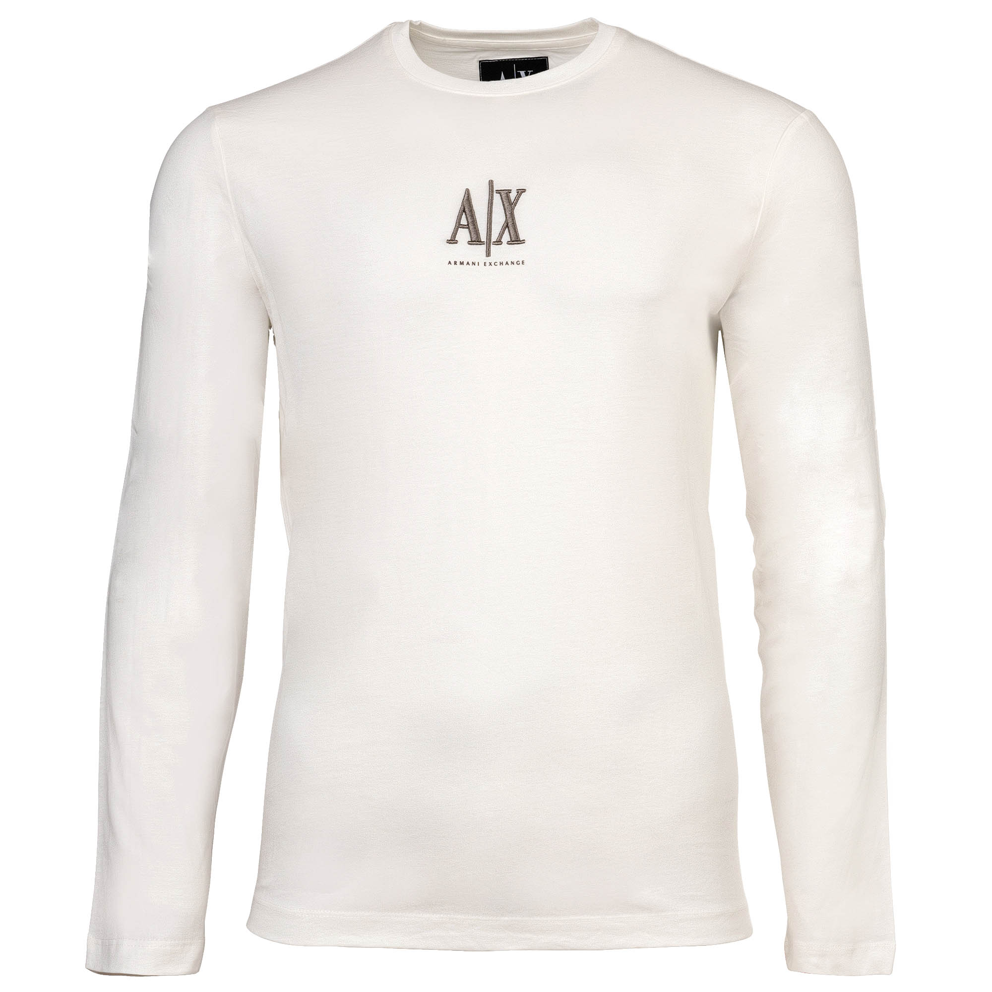 A|X ARMANI EXCHANGE Herren Langarmshirt - Longsleeve, Rundhals, Logo, Baumwolle