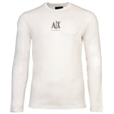 A|X ARMANI EXCHANGE Herren Langarmshirt - Longsleeve, Rundhals, Logo, Baumwolle