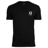 A|X ARMANI EXCHANGE Herren T-Shirt - Rundhals, Kurzarm, Logo Stickerei, Baumwolle