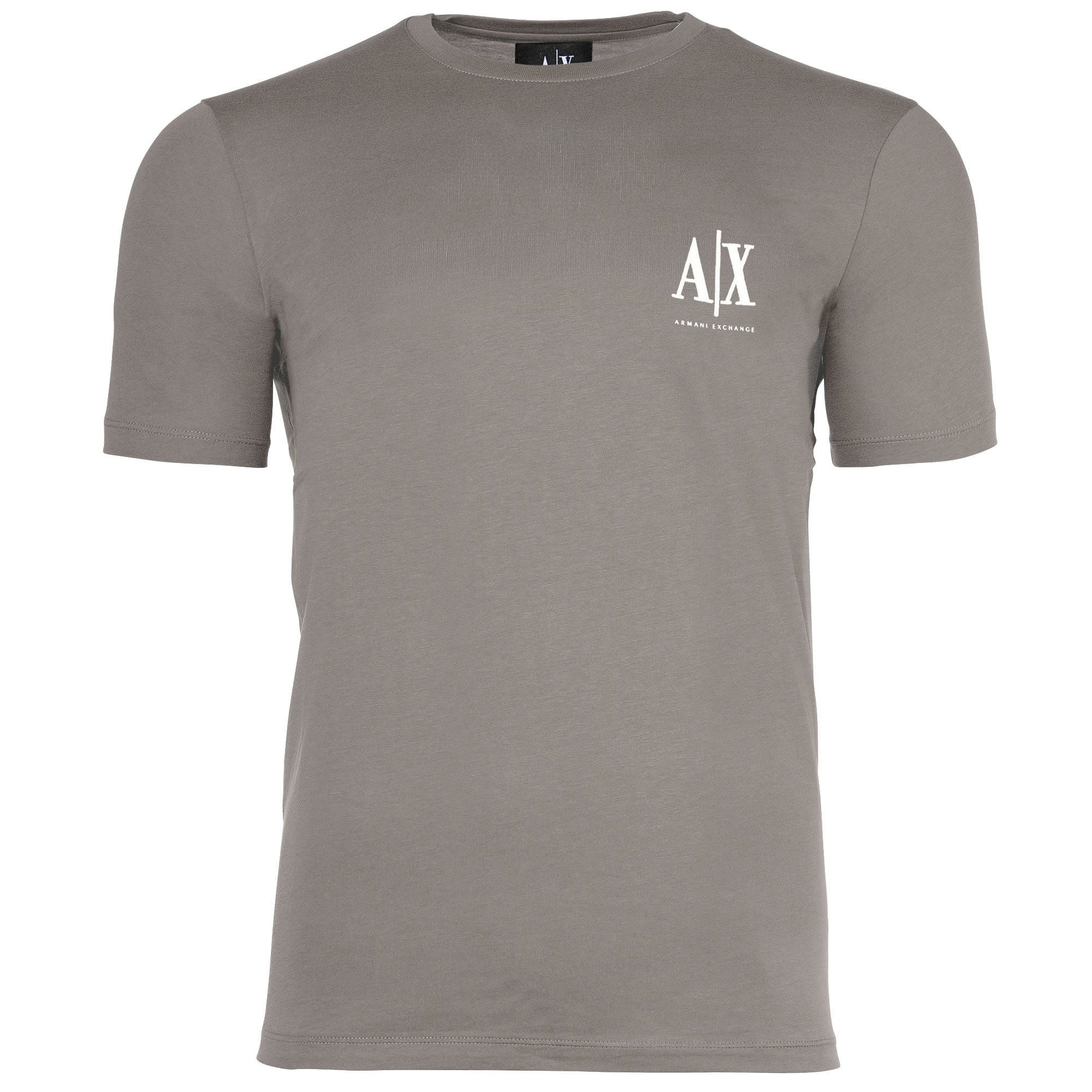 A|X ARMANI EXCHANGE Herren T-Shirt - Rundhals, Kurzarm, Logo Stickerei, Baumwolle