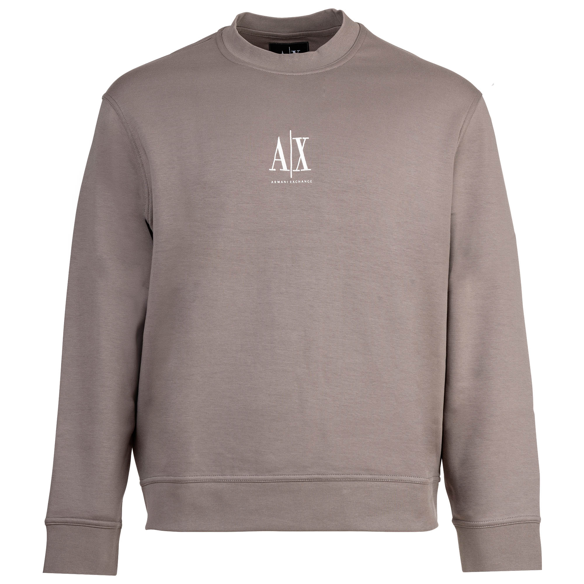 A|X ARMANI EXCHANGE Herren Sweatshirt - Pullover, Rundhals, Logo, Baumwoll-Mix