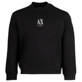 A|X ARMANI EXCHANGE Herren Sweatshirt - Pullover, Rundhals, Logo, Baumwoll-Mix