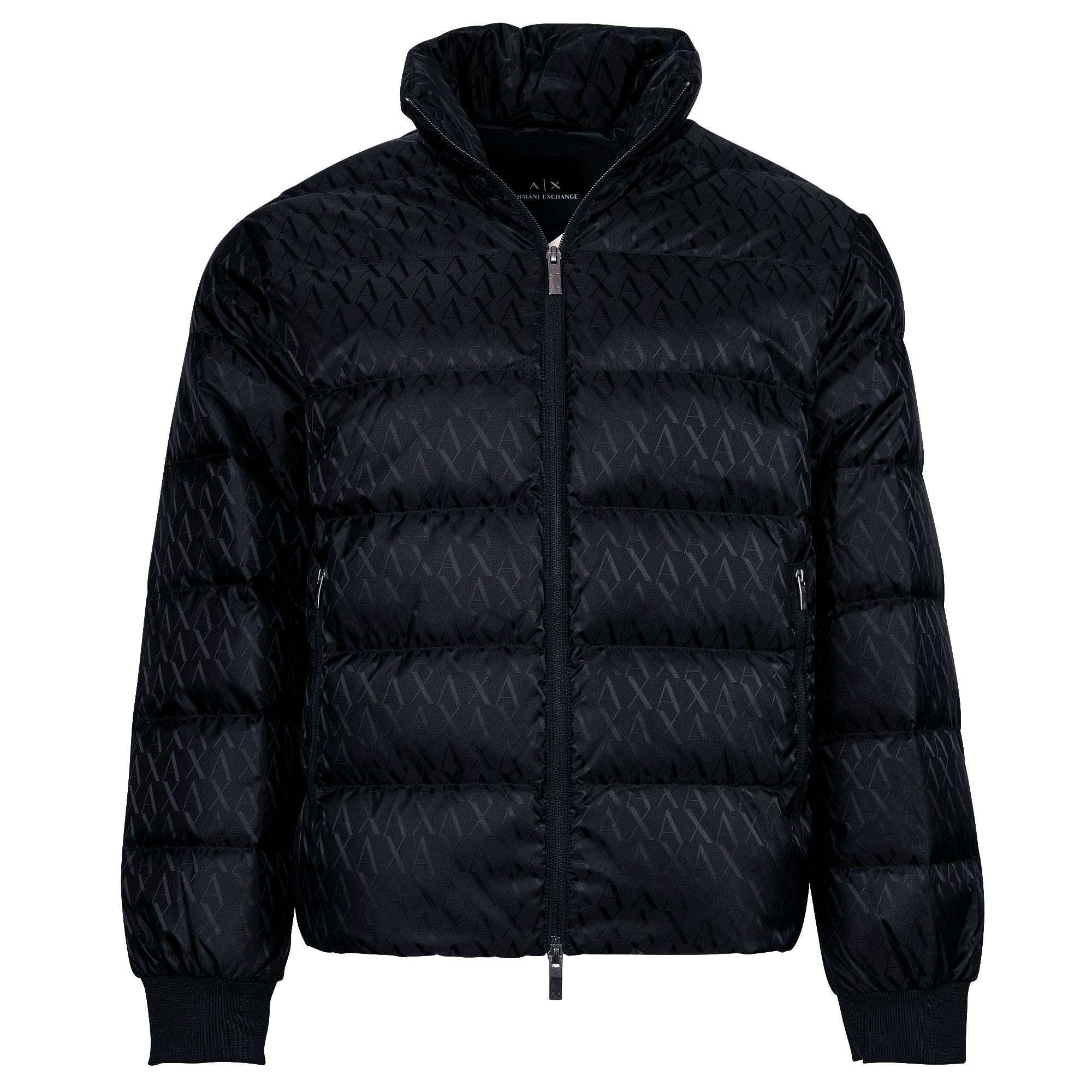 A|X ARMANI EXCHANGE Herren Daunenjacke - Steppjacke, Reißverschluss, Echte Daunen, Warm Gefüttert