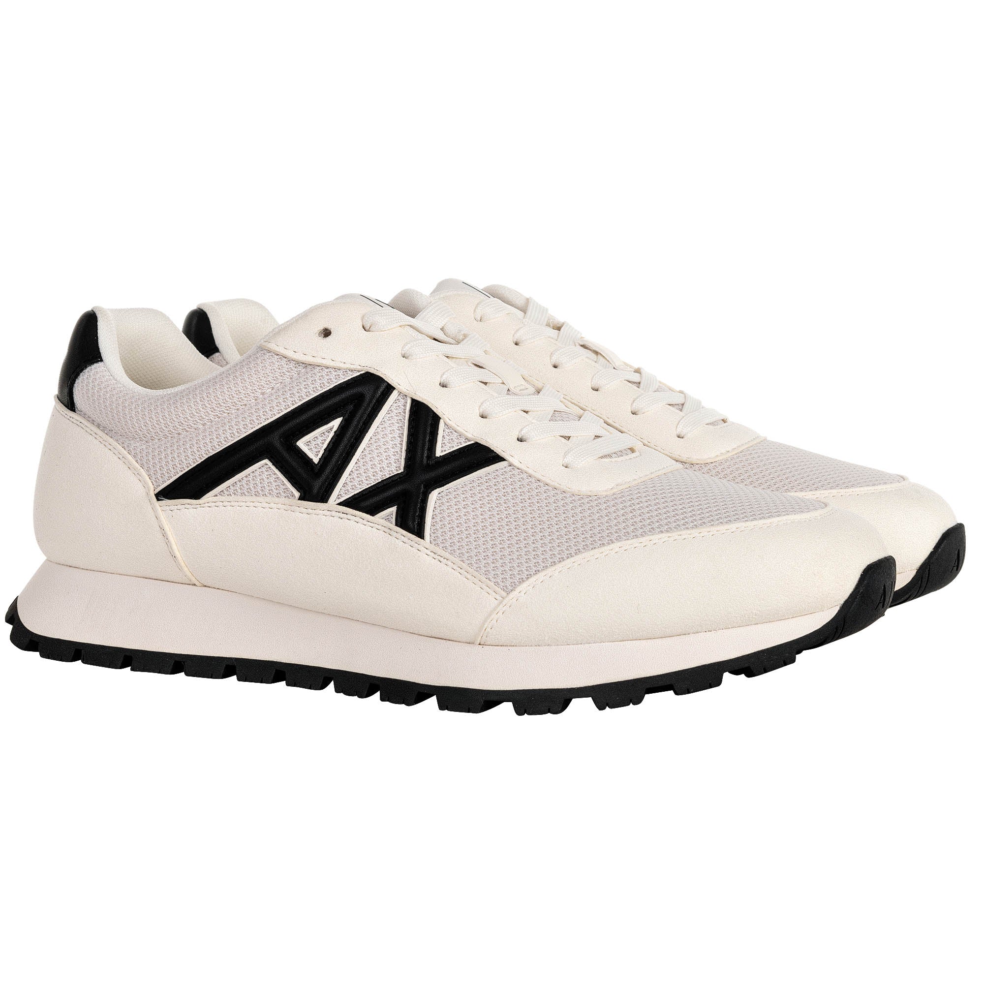 A|X ARMANI EXCHANGE Herren Sneaker - Microsuede, Mesh, Retro, Logo