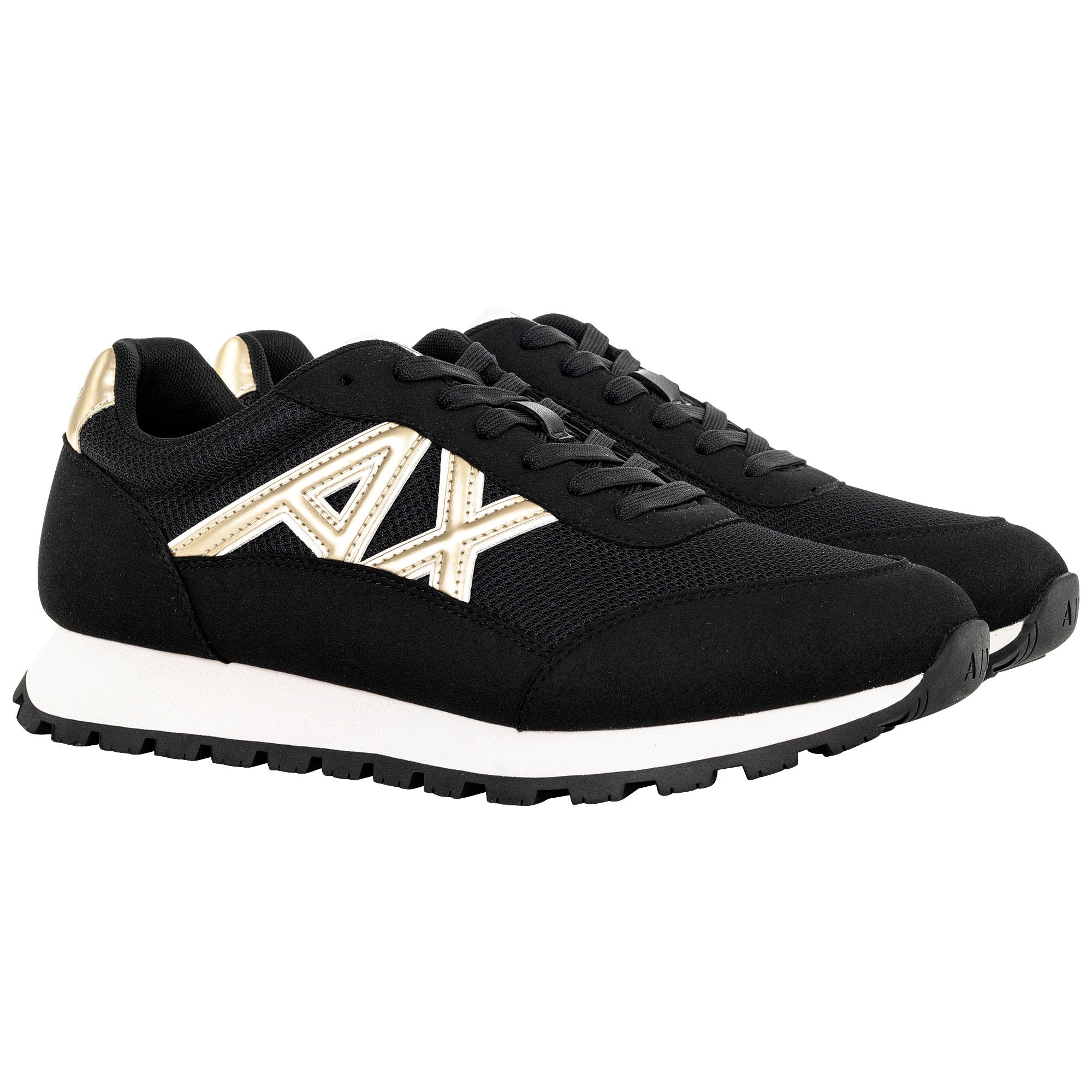 A|X ARMANI EXCHANGE Herren Sneaker - Microsuede, Mesh, Retro, Logo