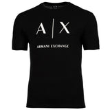 A|X ARMANI EXCHANGE Herren T-Shirt - Rundhals, Kurzarm, Logoprint, Baumwolle