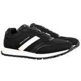A|X ARMANI EXCHANGE Herren Sneaker - Drop Microsuede, Nylon, Mesh, Retro, Logo