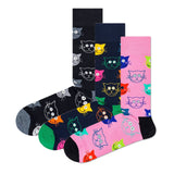 Happy Socks 3er Pack Unisex Socken - Geschenkbox, gemischte Farben