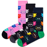 Happy Socks 3er Pack Unisex Socken - Geschenkbox, gemischte Farben