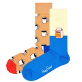 Happy Socks Unisex Socken, 2er Pack - Geschenkbox, Farbmix