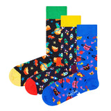 Happy Socks 3er Pack Unisex Socken - Geschenkbox, gemischte Farben