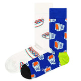Happy Socks Unisex Socken, 2er Pack - Geschenkbox, Farbmix