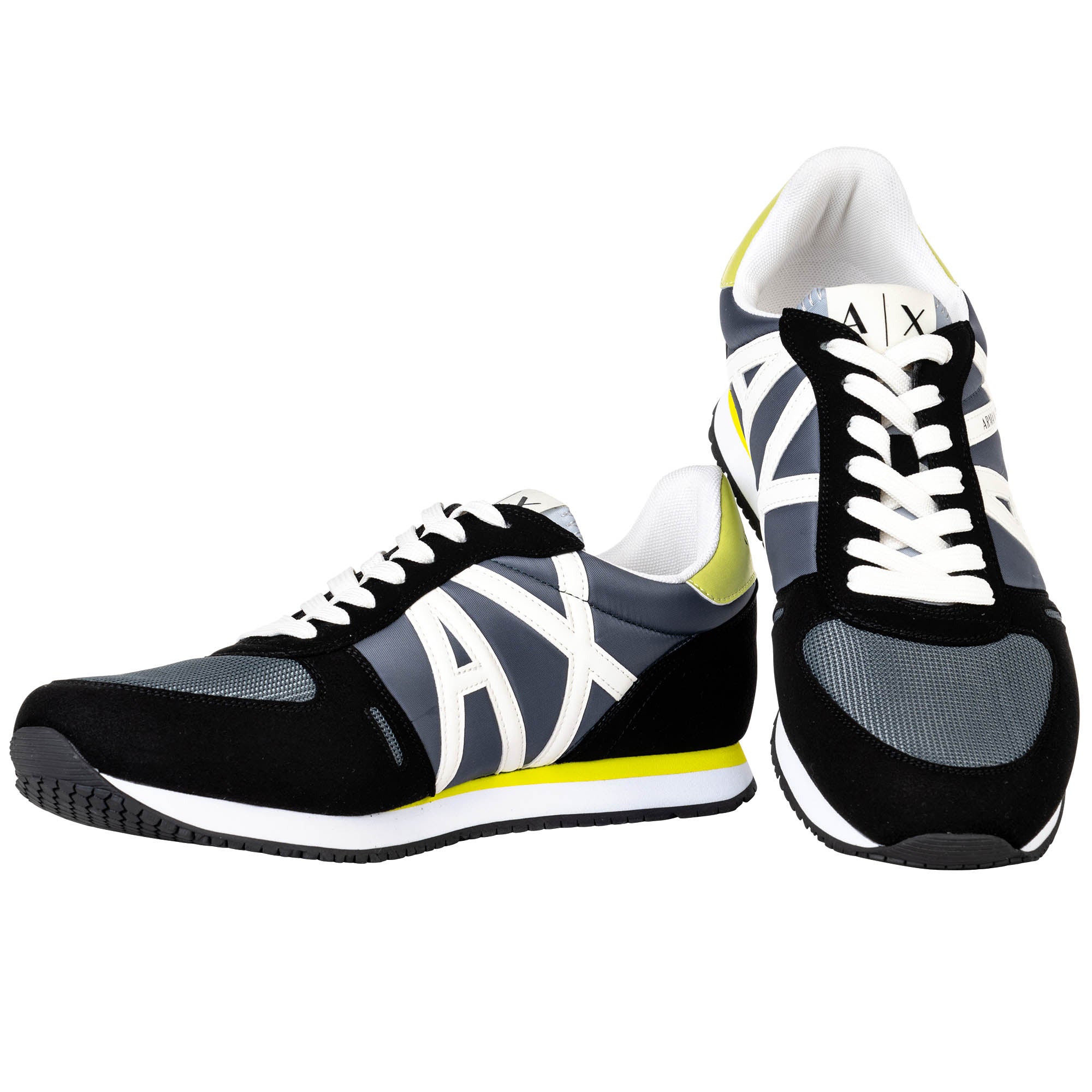 A|X ARMANI EXCHANGE Herren Sneaker Low - Schnür-Schuh, Retro, Logo, 41-46