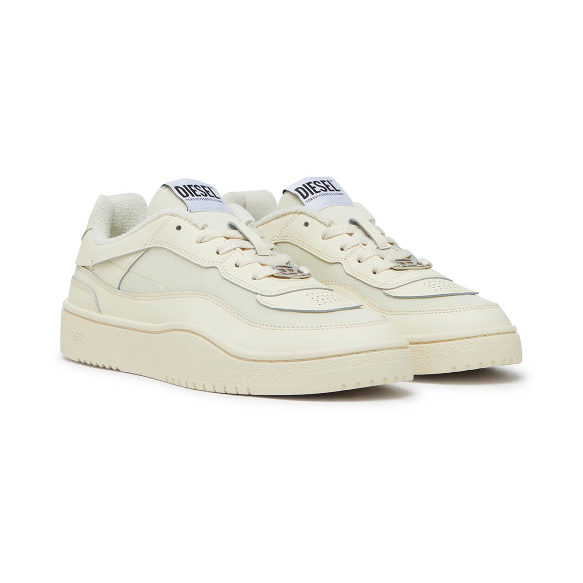 DIESEL Herren Sneaker - S-OVAL SKATE LOW, Schnür-Schuhe, Leder