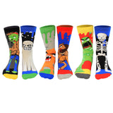 United Oddsocks Kinder Socken, 6 individuelle Socken - Geschenkbox, Motivsocken