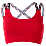 MOSCHINO Damen Bustier - Bandeau, Sport-BH, Cotton Stretch, einfarbig