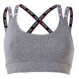 MOSCHINO Damen Bustier - Bandeau, Sport-BH, Cotton Stretch, einfarbig