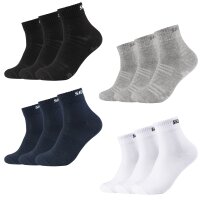 SKECHERS Unisex Quarter Socken, Vorteilspack - Basic...