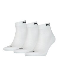 PUMA unisex quarter socks, 3-pack - Cushioned, terry...