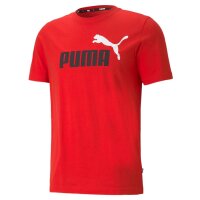 PUMA Mens T-Shirt - ESS+ Essentials 2 Col Logo Tee, round...