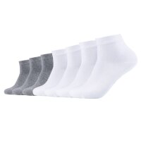 Camano Unisex Socks - Quarter, single colour, Pack of 7