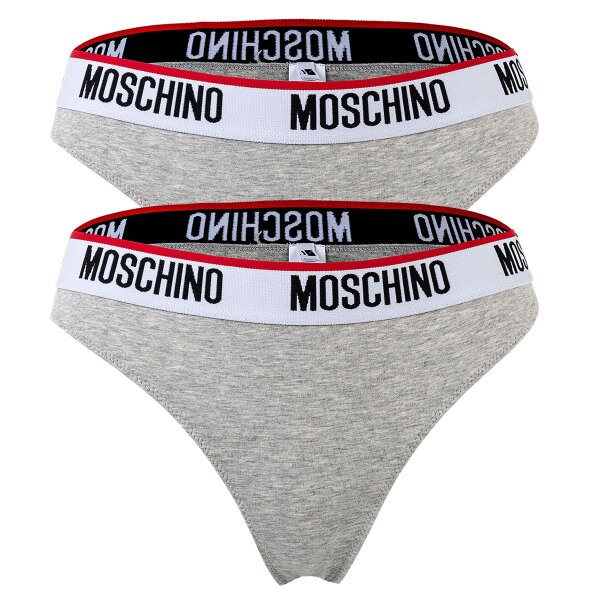 MOSCHINO women's thongs 2-pack - Underpants with logo waistband, 58,95 €