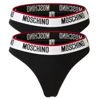 MOSCHINO Women String 2 Pack - Slips, Underpants, Cotton...