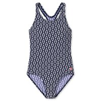 SCHIESSER girls swimming costume - one-piece, racerback,...
